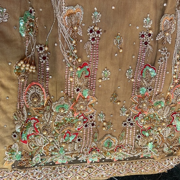 3 pcs Pakistani/Indian wedding wear - Picture 12 of 15